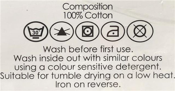 Brushed Cotton Duvet Set Warm Bedding Check Quilt Cover Sage or Natural