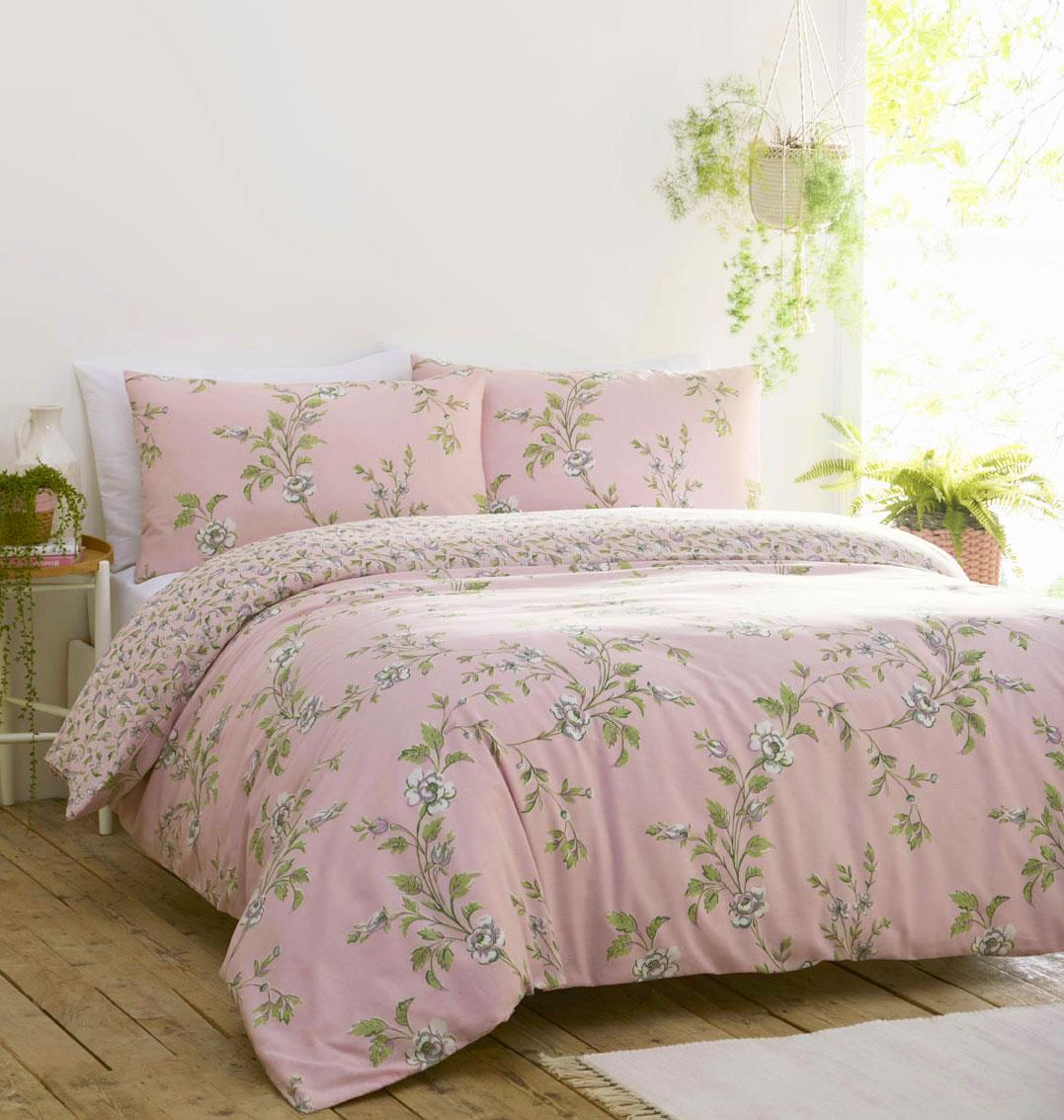 Duvet sets blush pink pretty country cottage floral quilt cover new bedding