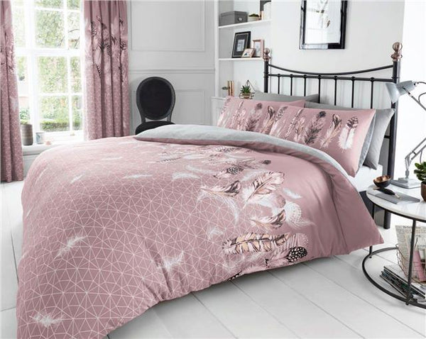 Duvet sets pink dream catcher feathers design new quilt cover bedding