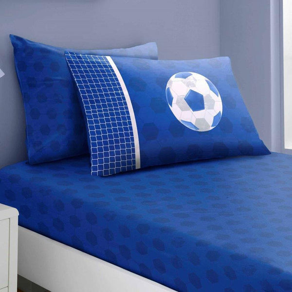 Blue football duvet set quilt cover / sheet set / curtains *buy separately