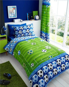Blue football team duvet set quilt cover / sheet set / curtains *buy separately