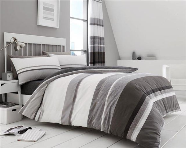 Duvet cover bed sets modern striped bedding quilt cover & pillow cases