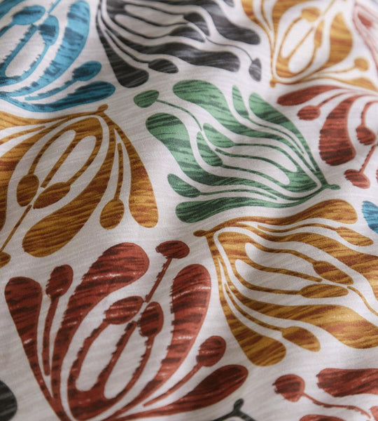 Duvet set multi colour retro print pattern quilt cover pillow cases bedding