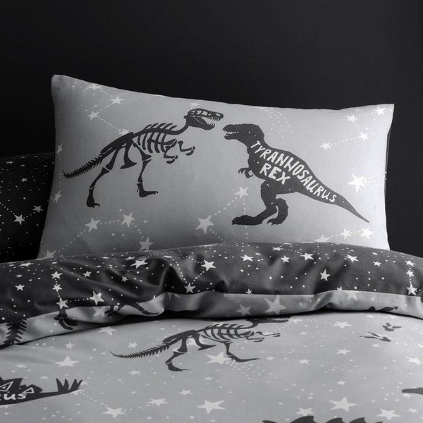 Grey dinosaur bedding duvet cover / sheet set / curtains *buy separately