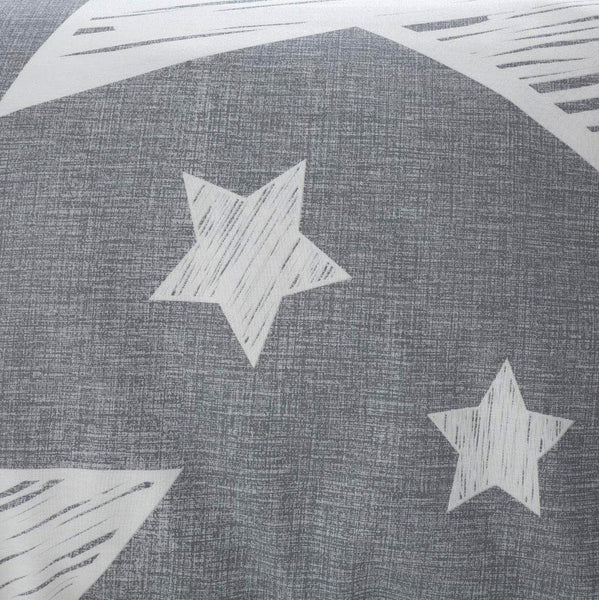 Grey & white bedding star duvet cover / sheet set / curtains *buy separately