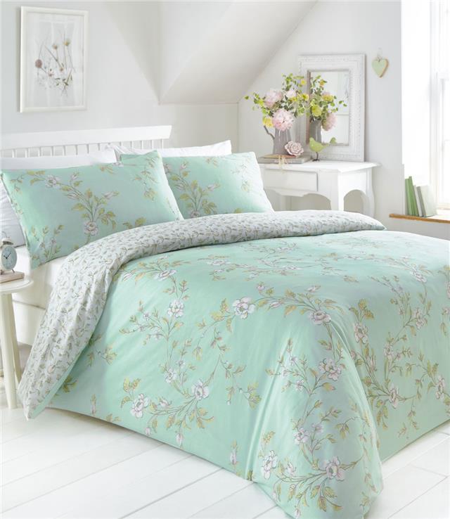 Duvet sets pretty floral reversible bedding quilt cover bed sets