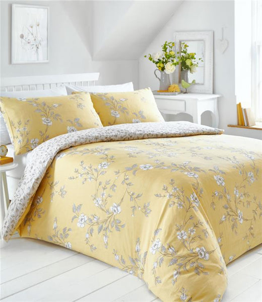 Duvet sets pretty floral reversible bedding quilt cover bed sets